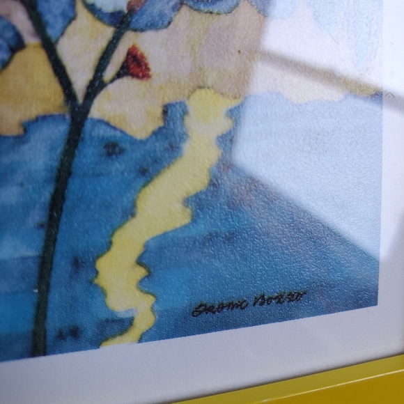 Boho jungle themed art prints custom frames vintage - Picture 6 of 12